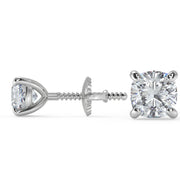 Nicole Cushion Cut Earrings Stud - Nivetta